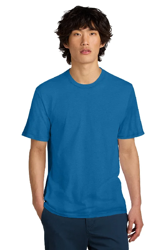 District Mens Perfect Weight Short Sleeve Crewneck T-Shirt - Bright Blue