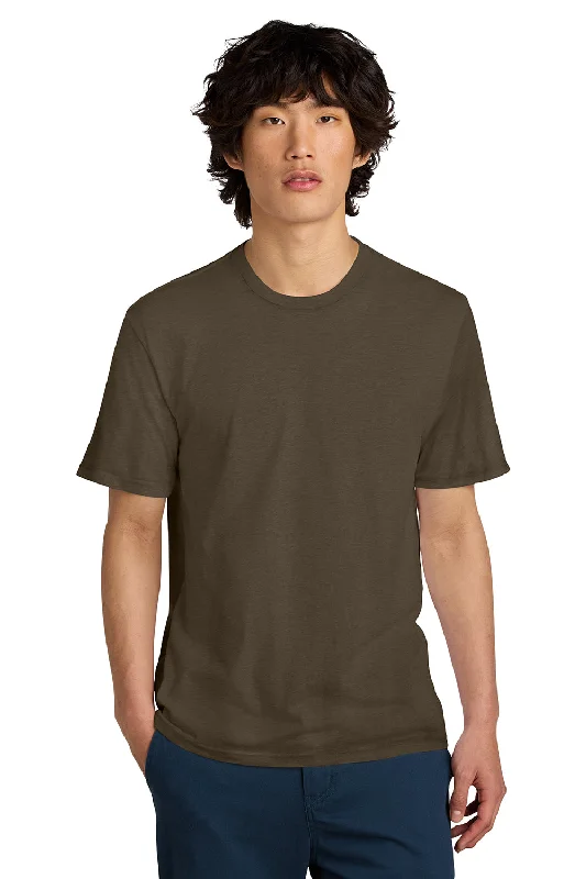 District Mens Perfect Weight Short Sleeve Crewneck T-Shirt - Dark Mocha Brown