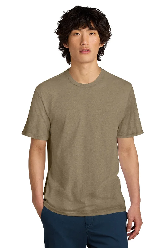 District Mens Perfect Weight Short Sleeve Crewneck T-Shirt - Dune Brown