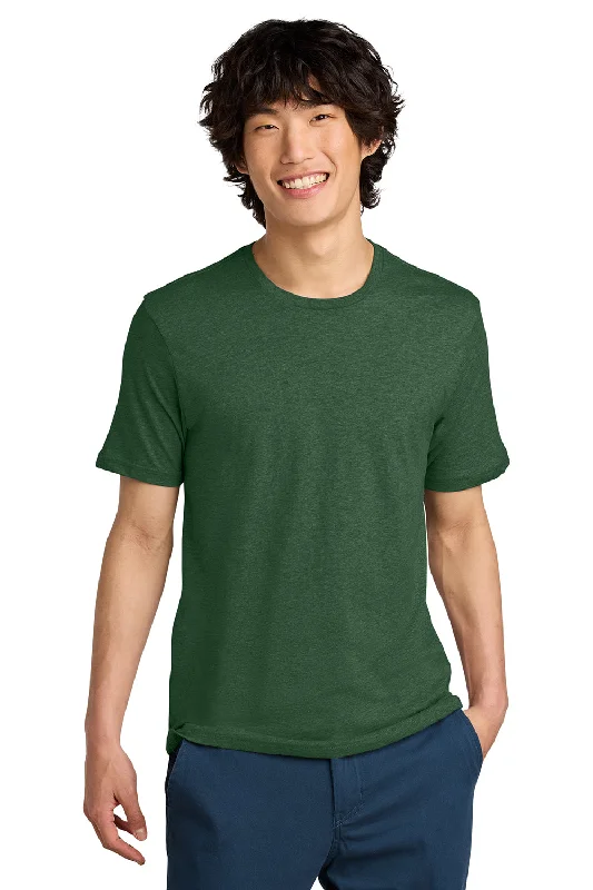 District Mens Perfect Weight Short Sleeve Crewneck T-Shirt - Heather Timber Green