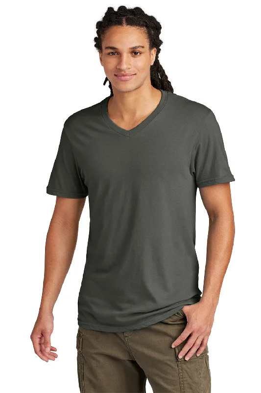 District Mens Very Important Short Sleeve V-Neck T-Shirt - Deepest Grey