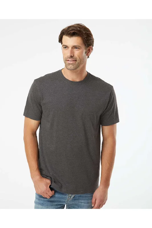 Kastlfel Mens Recycled Soft Short Sleeve Crewneck T-Shirt - Carbon Grey