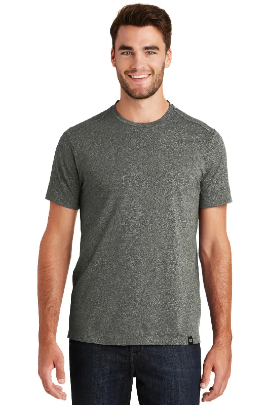 New Era Mens Heritage Short Sleeve Crewneck T-Shirt - Black Twist