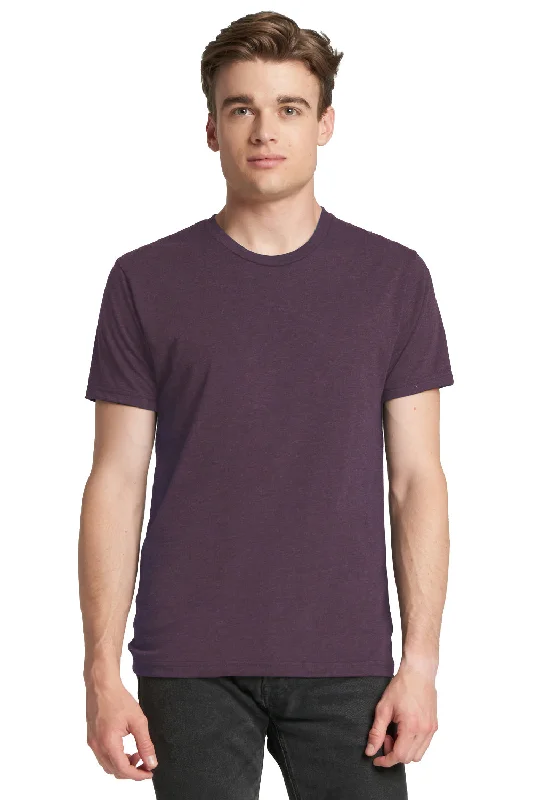 Next Level Mens Jersey Short Sleeve Crewneck T-Shirt - Vintage Purple