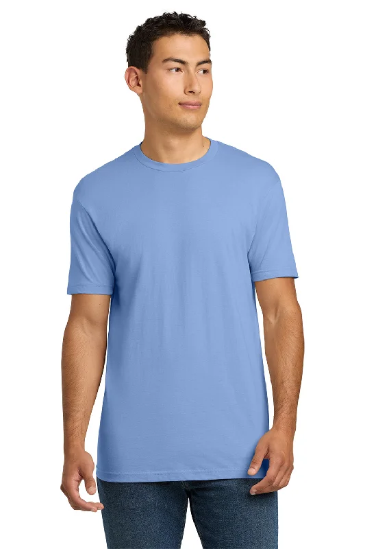 Next Level Mens Fine Jersey Short Sleeve Crewneck T-Shirt - Peri Blue