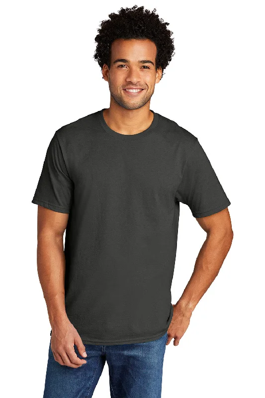 Port & Company Mens Short Sleeve Crewneck T-Shirt - Coal Grey