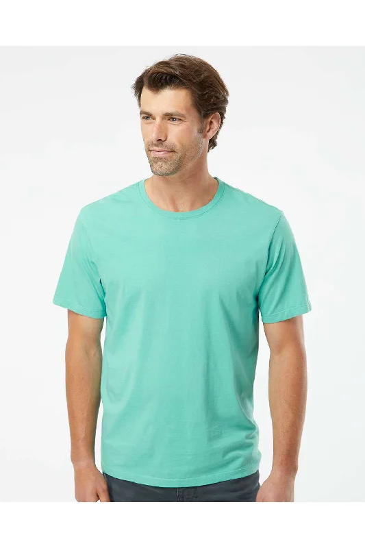 SoftShirts Mens Organic Short Sleeve Crewneck T-Shirt - Seafoam Green