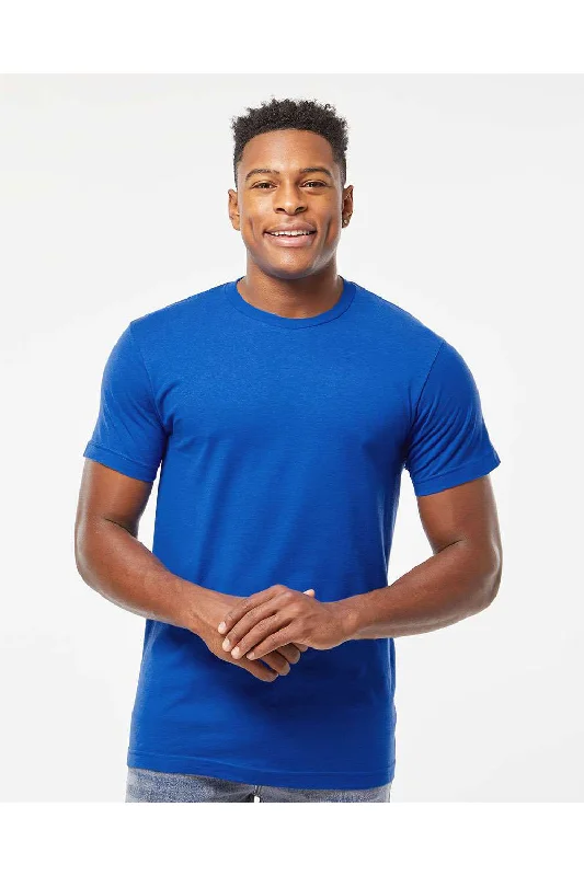 Tultex Mens Fine Jersey Short Sleeve Crewneck T-Shirt - Royal Blue