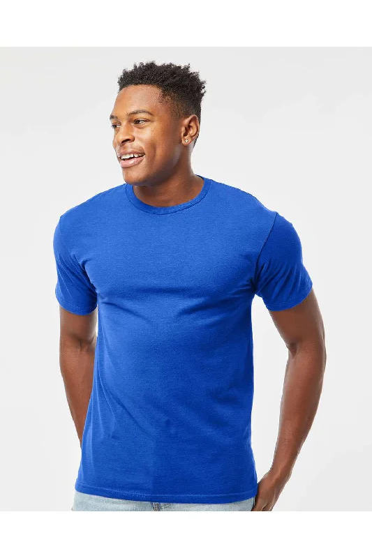 Tultex Mens Jersey Short Sleeve Crewneck T-Shirt - Royal Blue