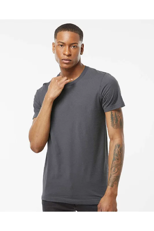 Tultex Mens Premium Short Sleeve Crewneck T-Shirt - Charcoal Grey