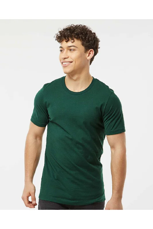 Tultex Mens Premium Short Sleeve Crewneck T-Shirt - Forest Green