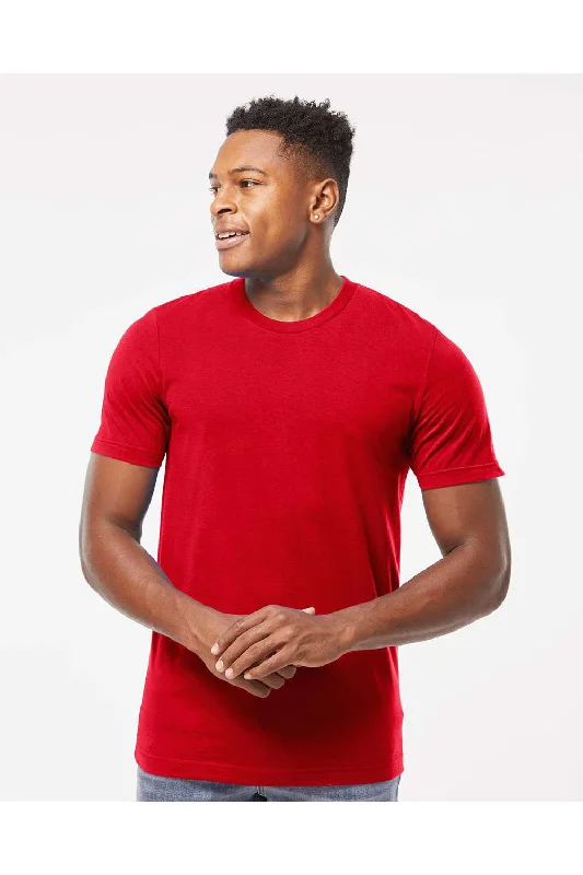 Tultex Mens Premium Short Sleeve Crewneck T-Shirt - Red