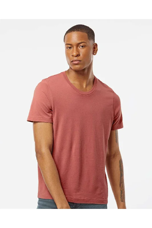 Tultex Mens Premium Short Sleeve Crewneck T-Shirt - Terracotta Red