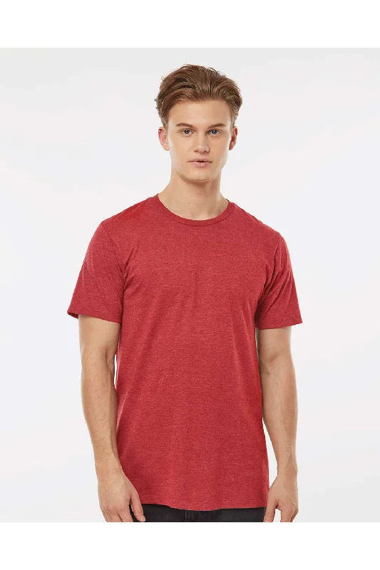 Tultex Mens Premium Short Sleeve Crewneck T-Shirt - Heather Red