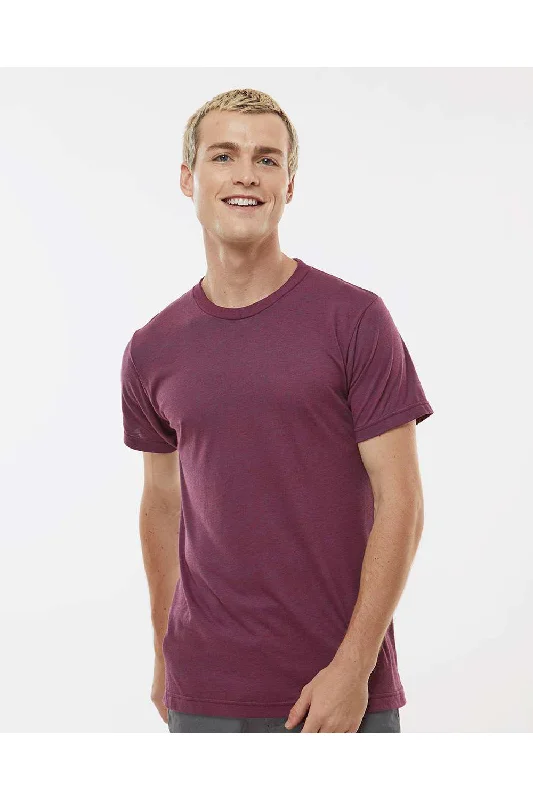 Tultex Mens Short Sleeve Crewneck T-Shirt - Berry