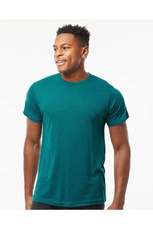 Tultex Mens Short Sleeve Crewneck T-Shirt - Jade Green