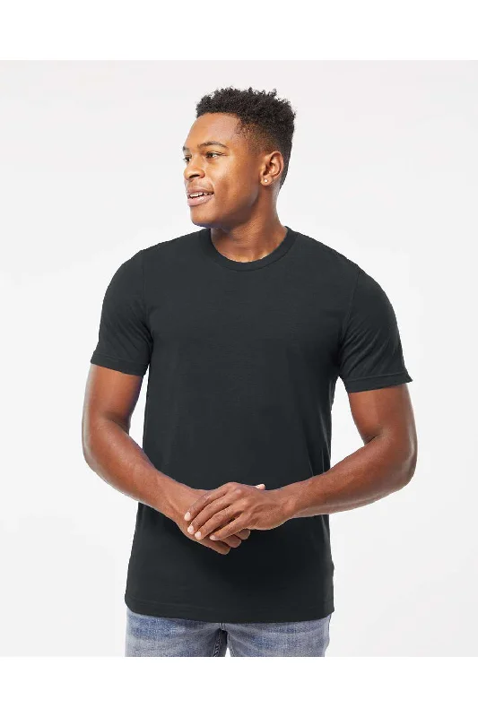 Tultex Mens Short Sleeve Crewneck T-Shirt - Black