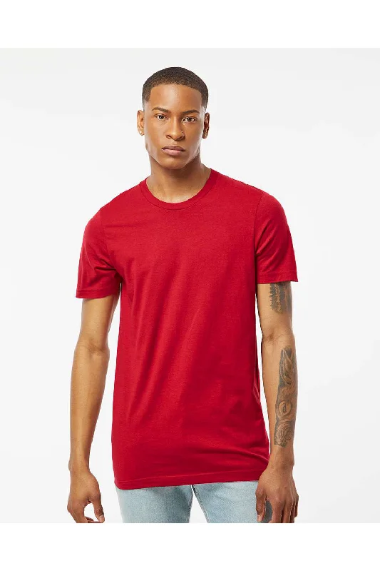 Tultex Mens Short Sleeve Crewneck T-Shirt - Red