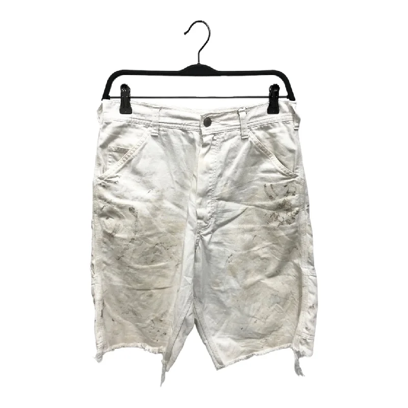 JOHN ELLIOTT/Shorts/2/Cotton/WHT/PAINT SHORTS