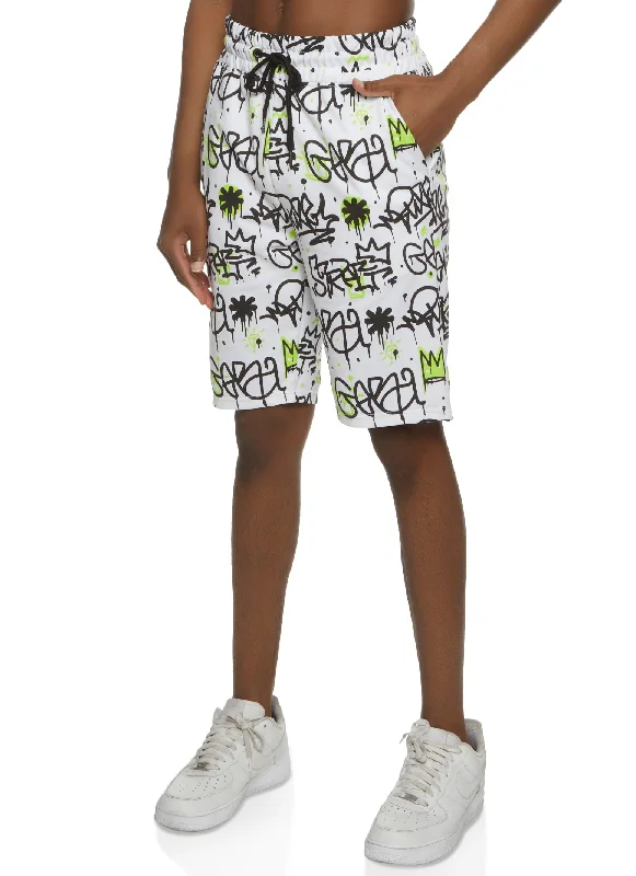 Mens Graffiti Shorts