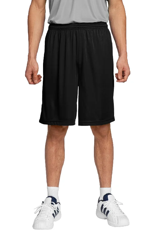 Sport-Tek Mens Competitor Moisture Wicking Shorts - Black