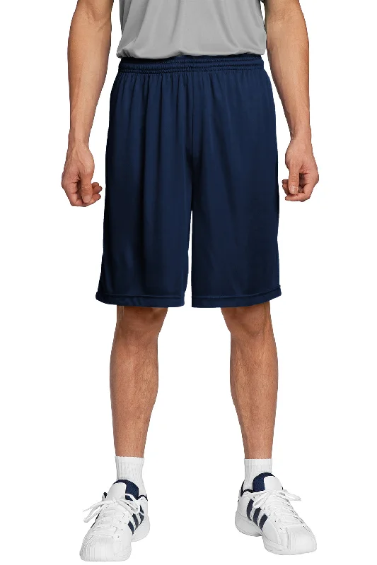 Sport-Tek Mens Competitor Moisture Wicking Shorts - True Navy Blue