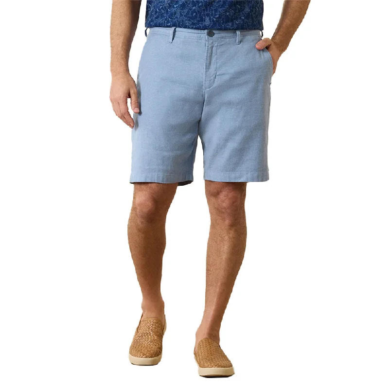 Tommy Bahama 10-Inch Beach Coast Linen Flat Front Shorts - Port Side Blue