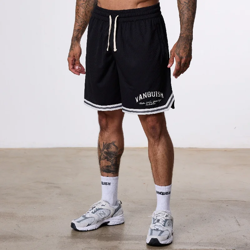 Vanquish Better Than Yesterday Black Mesh Shorts