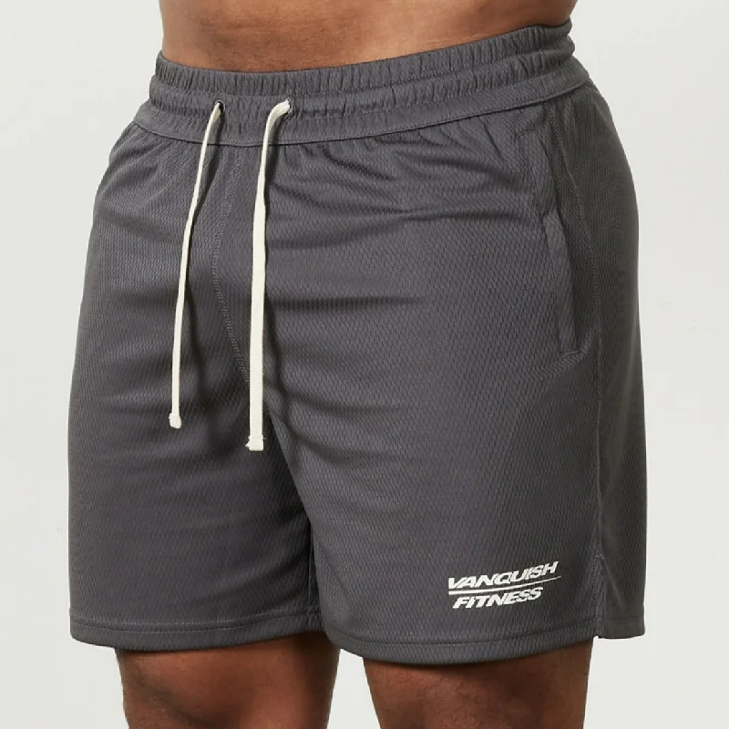 Vanquish Speed Charcoal Grey Mesh Shorts